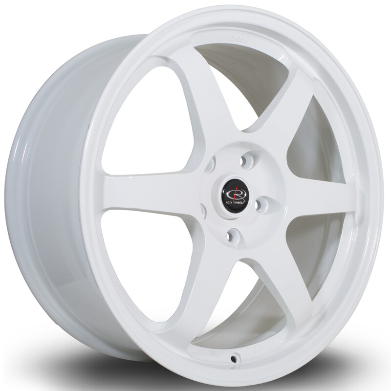Jante Rota Grid 19x8.5" 5x120 ET48, Blanc