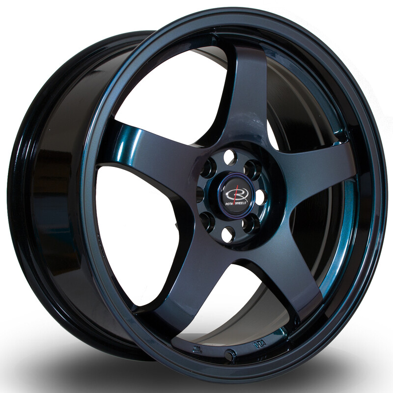 Jante Rota GTR 17x7.5" 4x100 ET35, NeoChrome