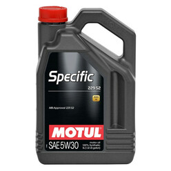 5L Huile Motul 5W30 Specific 229.52 (Mercedes)