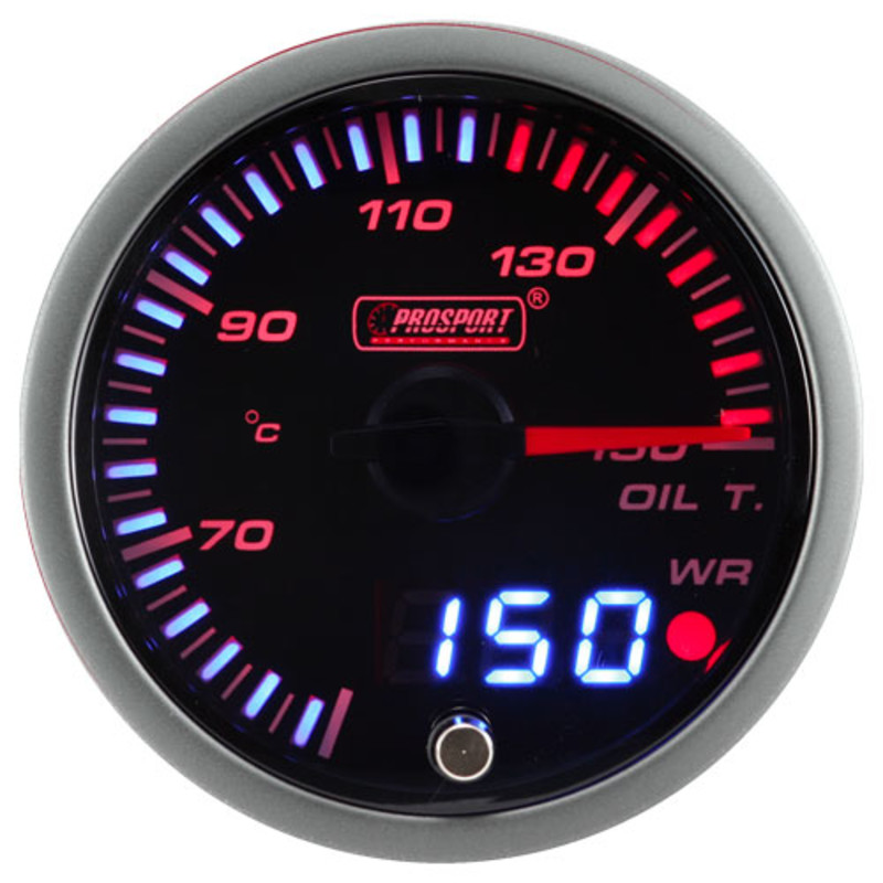 Pack 3 Manomètres "Dual Display" ProSport JDM - Turbo/Huile