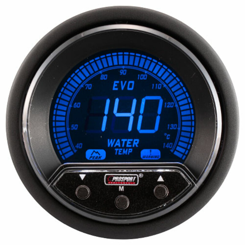Manomètre de Température d'Eau ProSport Evo (Digital, 4 Couleurs)