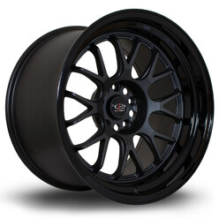 Jante Rota MXR 18x11" 5x114.3 ET8, Gunmetal, Rebord Noir Brillant