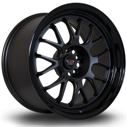 Jante Rota MXR 18x10" 5x114.3 ET12, Gunmetal, Rebord Noir Brillant