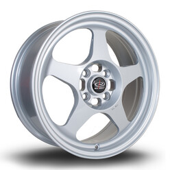 Jante Rota Slipstream 16x7" 4x100 ET40, Gris Argenté