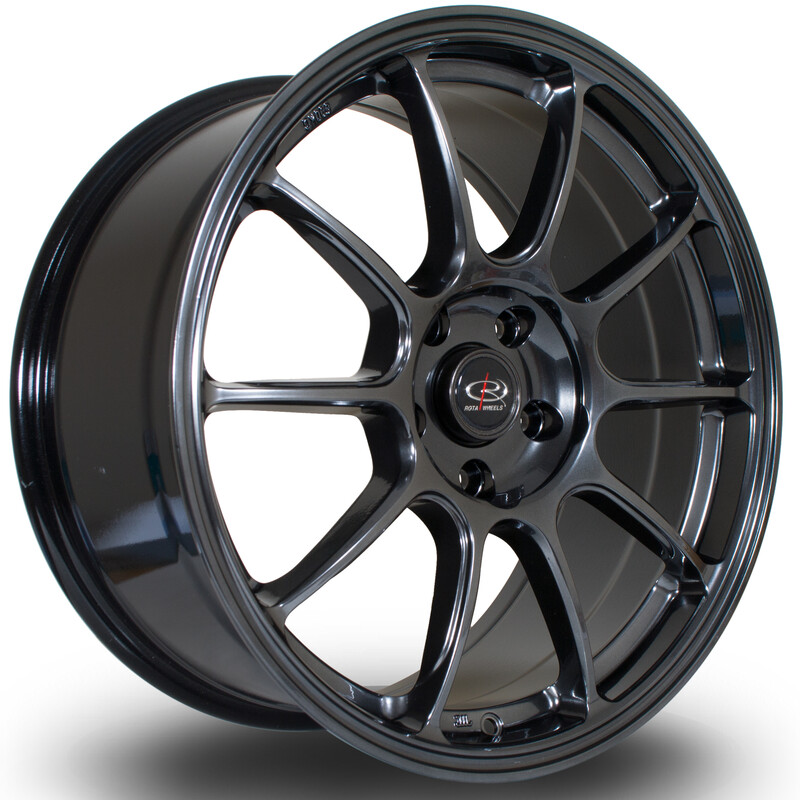 Jante Rota SS10 18x8.5" 5x114.3 ET44, Hyper Black