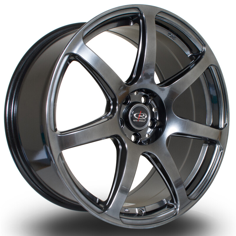 Jante Rota Pro R 18x8.5" 5x114.3 ET44, Hyper Black
