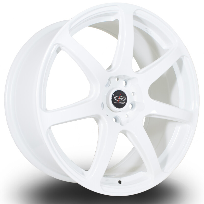 Jante Rota Pro R 18x8.5" 5x100 ET44, Blanc
