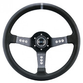 Volant Sparco L777 Tulipé (63 mm), Cuir Noir, Branches Noires