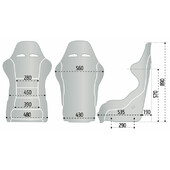 Siège Baquet Sparco QRT-R Sky (FIA)