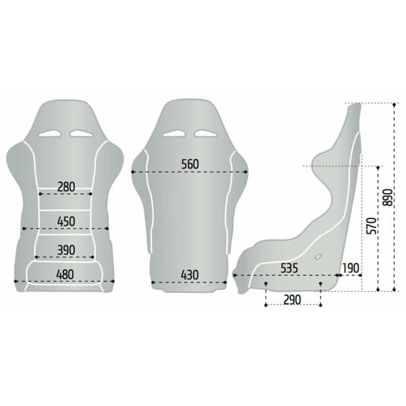 Siège Baquet Sparco QRT-R Sky (FIA)