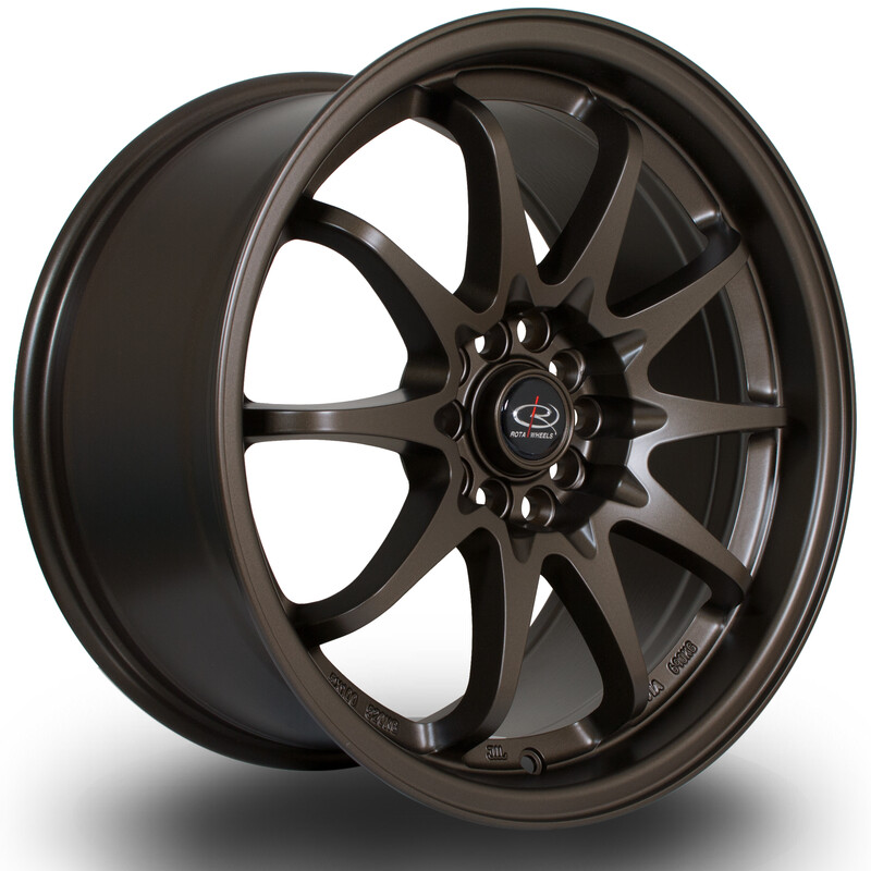 Jante Rota Fighter 17x9" 5x100/114.3 ET50, Bronze Mat