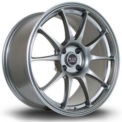 Jante Rota Titan 18x9" 4x108 ET20, Gris Argenté / Poli