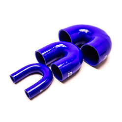 Coude 180° en Silicone Ø16 à Ø89 mm, Bleu