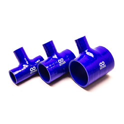 Té de Dérivation en Silicone Ø38 à Ø76 mm, Bleu