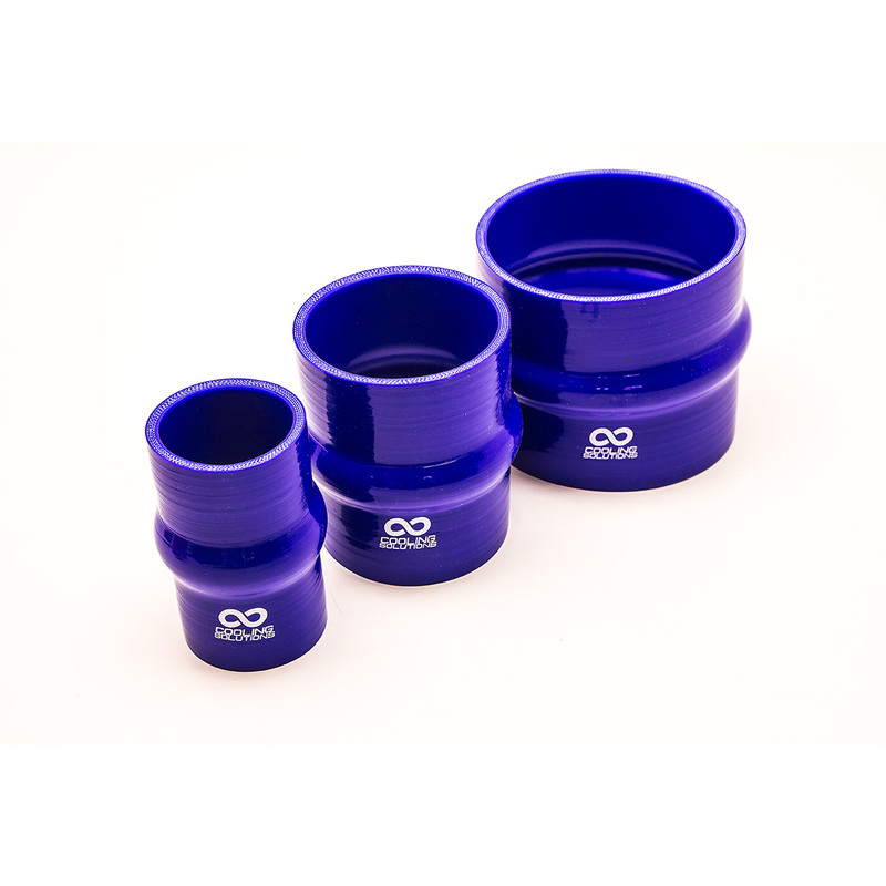 Manchon Amortisseur en Silicone Ø51 à Ø114 mm, Bleu