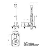 Short Shifter NP Parts V2 pour BMW - Noir