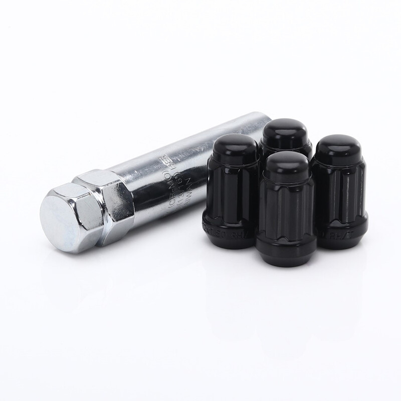 Ecrous Antivol JR ATN1 Noir M12x1.25 (lot de 4)