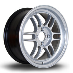 Jante Rota TFS3 15x7" 4x100 ET38, Gris Argenté