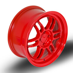 Jante Rota TFS3 15x7" 4x100 ET38, Rouge