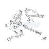 Kit Arrière Wisefab "Grip" pour Mitsubishi Lancer Evo 7/8/9