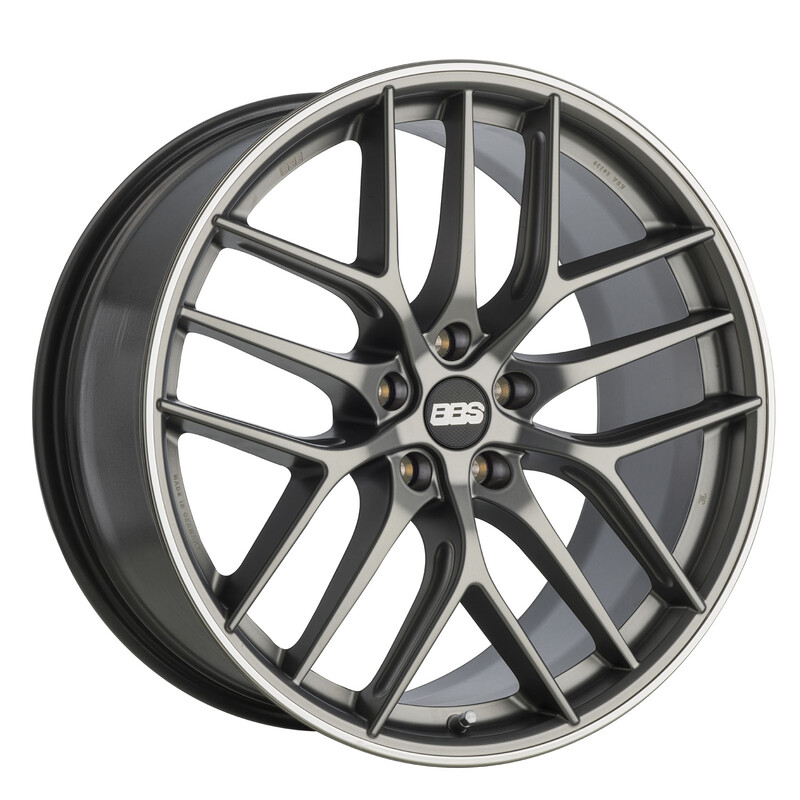 Jante BBS CC-R 19x8.5" 5x112 ET30, Gris Platine