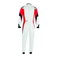 Combinaison Sparco Competition - Blanche & Rouge