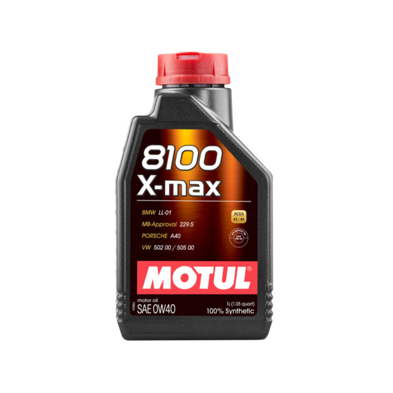 1L Huile Motul 0W40 8100 X-Max (BMW, Mercedes, VAG)