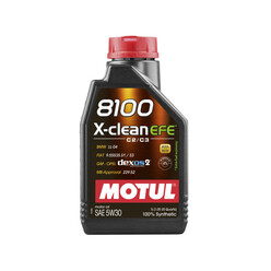 1L Huile Motul 5W30 8100 X-Clean EFE (Mercedes, BMW, Opel, Fiat)