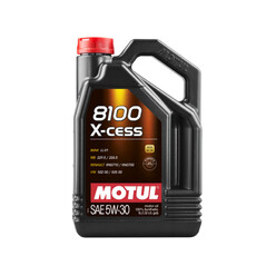 5L Huile Motul 5W30 8100 X-Cess (BMW, VW, Mercedes, Renault)