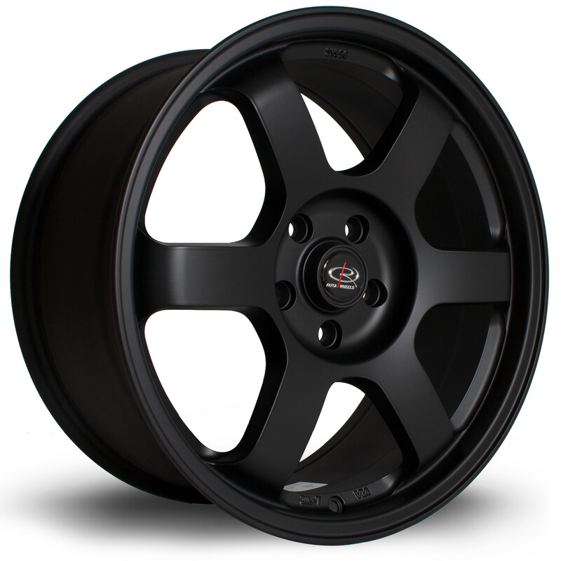 Jante Rota Grid Van 18x8.5" 5x120 ET45, Noir Mat
