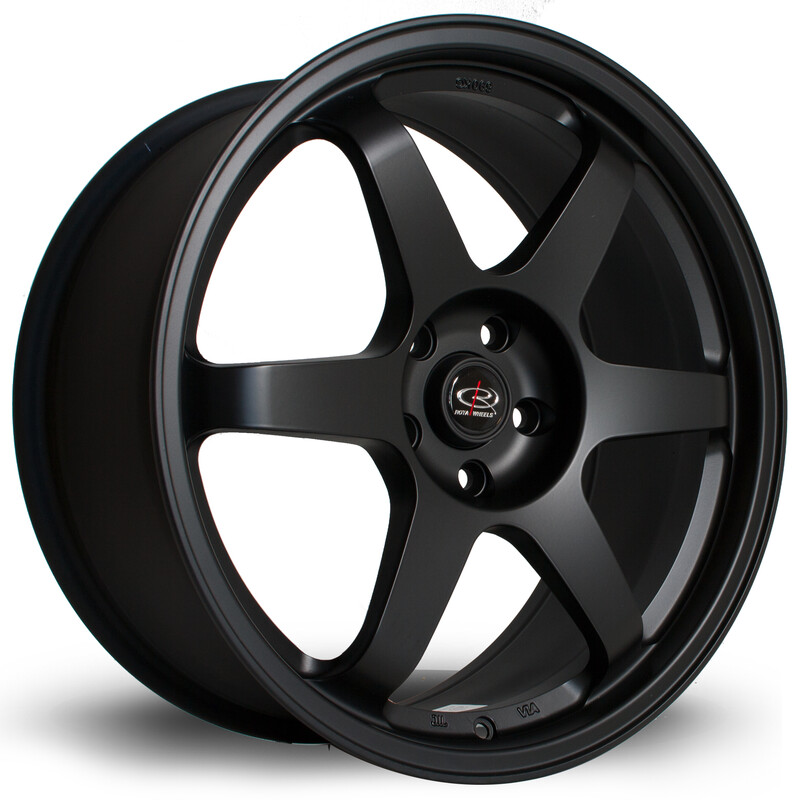 Jante Rota Grid 19x8.5" 5x100 ET32, Noir Mat