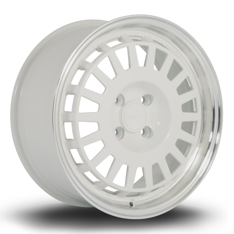 Jante Rota EG6 16x7" 4x100 ET35, Blanc