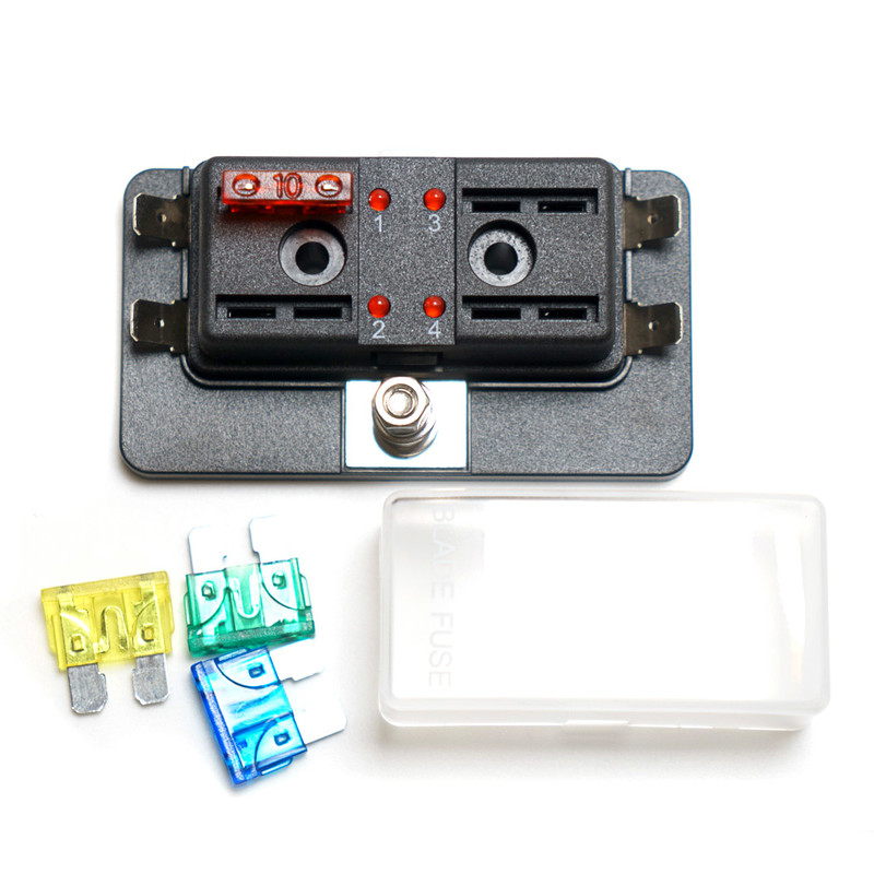 Porte-Fusible Distributeur d'Alimentation 4 Voies