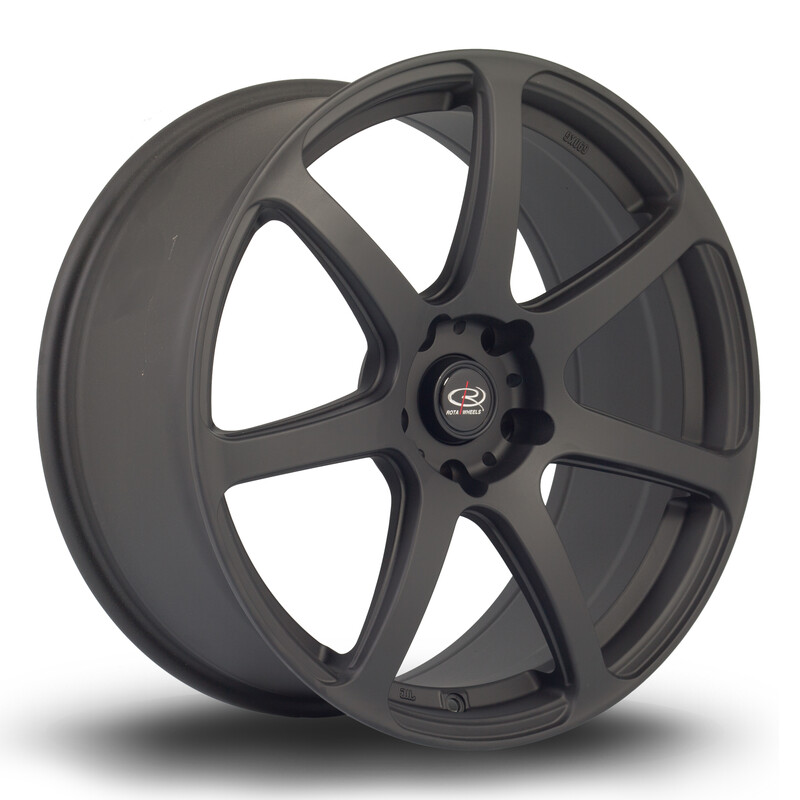 Jante Rota Pro R 19x8.5" 5x120 ET30, Noir Mat