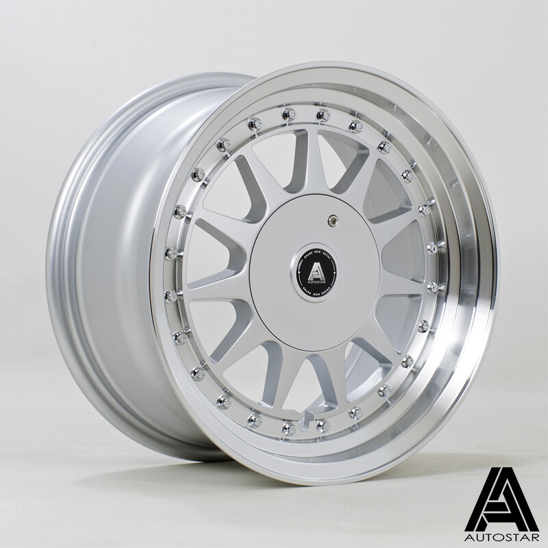 Jante Autostar Raider 15x7.5" 4x100/108 ET20, Gris Argenté