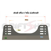 Kit Fixations Latérales Universelles "Pro" pour Siège Baquet