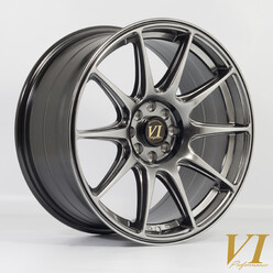 Jante Rota BDR 17x8.25" 4x100/108 ET30, Hyper Black