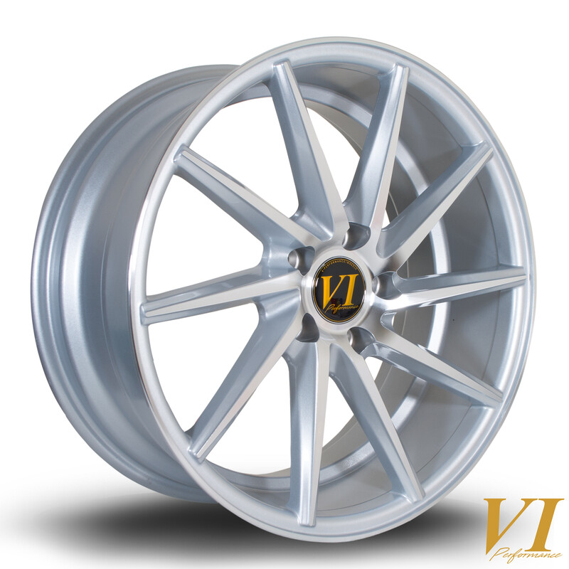 Jante Rota ESH-L 18x8" 5x112 ET45, Gris Argenté