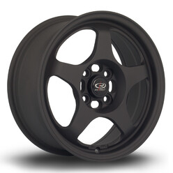 Jante Rota Slipstream 15x6.5" 4x100 ET35, Noir Mat