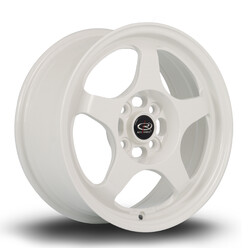 Jante Rota Slipstream 15x6.5" 4x100 ET35, Blanc