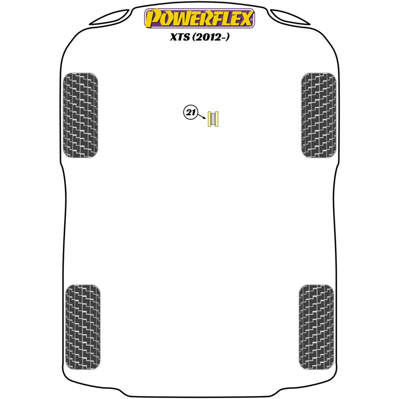 Silentblocs Powerflex pour Cadillac XTS (2012+)