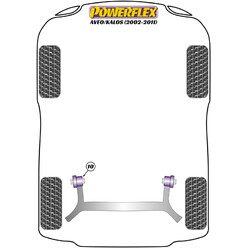 Silentblocs Powerflex pour Chevrolet Aveo (02-11)