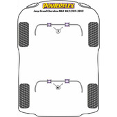 Silentblocs Powerflex pour Jeep Grand Cherokee MK4 WK2 (11-15)