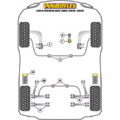 Silentblocs Powerflex pour Mini Cooper R60 Countryman 2WD (10-16)