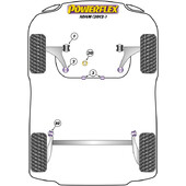 Silentblocs Powerflex pour Opel Adam (2012+)