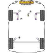 Silentblocs Powerflex pour Peugeot 208
