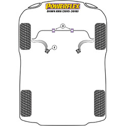 Silentblocs Powerflex pour Rolls-Royce Dawn (15-18)