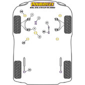 Silentblocs Powerflex pour Volvo V70 (-2000)