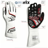 Gants Sparco Arrow Noirs & Blancs (FIA)