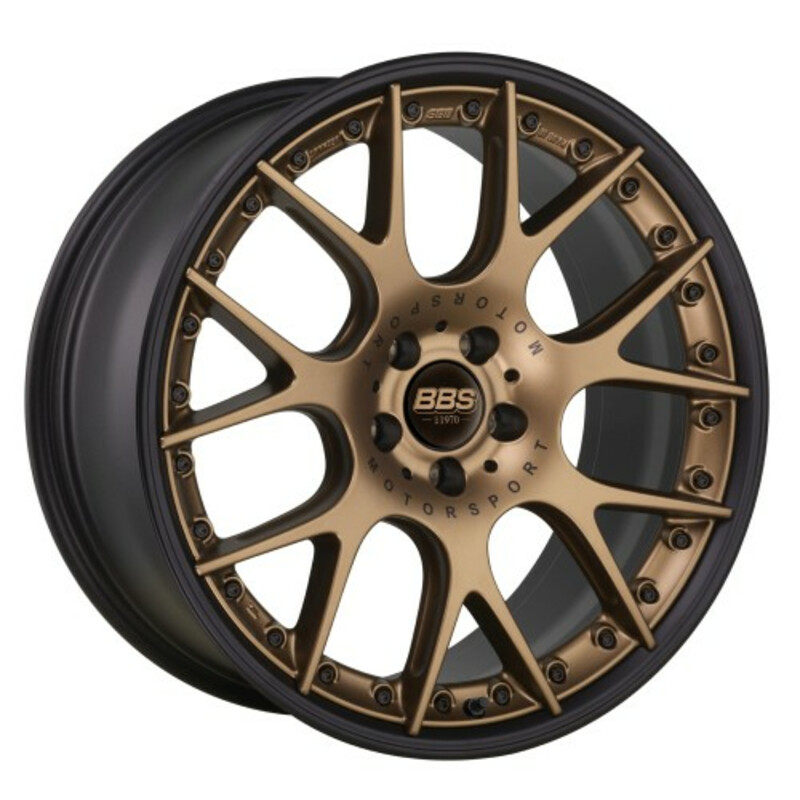 Jante BBS CH-RII 21x9" 5x112 ET32, Bronze & Noir